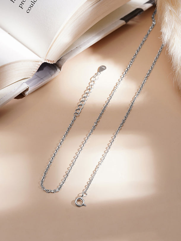 925 Fine Silver Mystic Eye Pendant Necklace