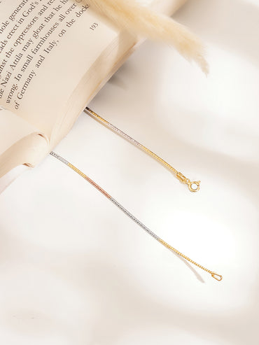 925 Fine Silver Sleek Choker Necklace