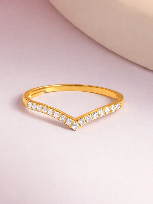 925 Fine  Silver Royal Chevron Band