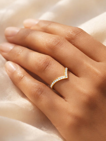 925 Fine  Silver Royal Chevron Band