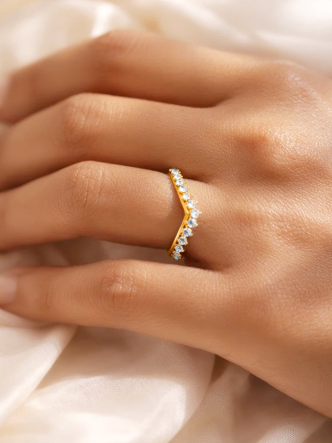 925 Fine Silver Glittering Crown Ring – Rubans