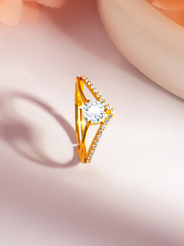 925 Fine  Silver Moon Pearl Glow Statement Ring