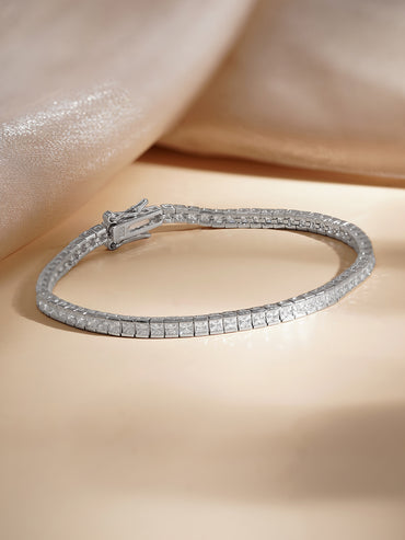 925 Fine Silver Classic Tennis Bracelet