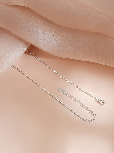 925 Fine Silver Rhodium Plated Leaf Design Blue Sapphire American Diamon Zirconia Necklace
