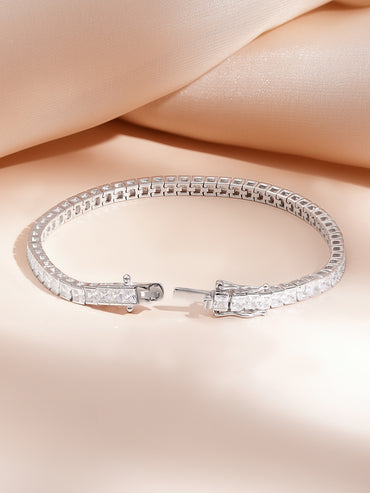 925 Fine Silver Rhodium Plated Bracelet