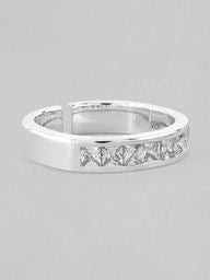 Rubans 925 Silver The Studded Sparks Ring