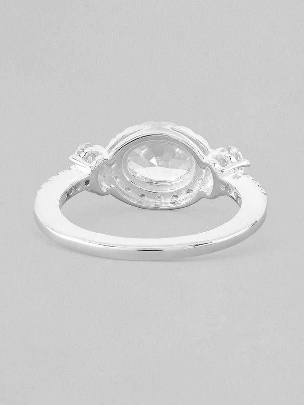 Rubans 925 Silver The Sparkling Zirconia Ring