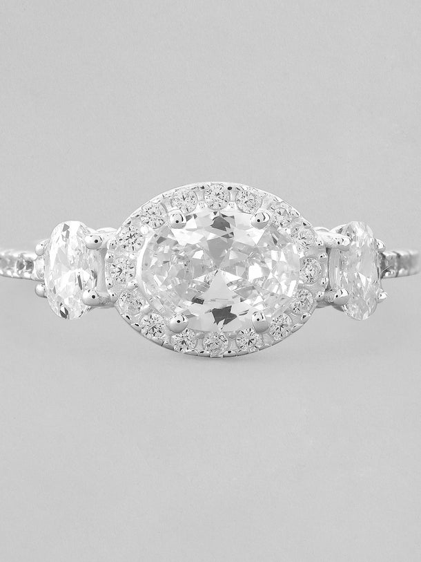 Rubans 925 Silver The Sparkling Zirconia Ring