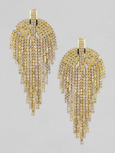 Golf Toned Tassel Dangler Earrings