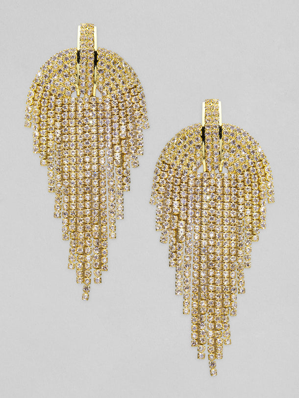 Golf Toned Tassel Dangler Earrings