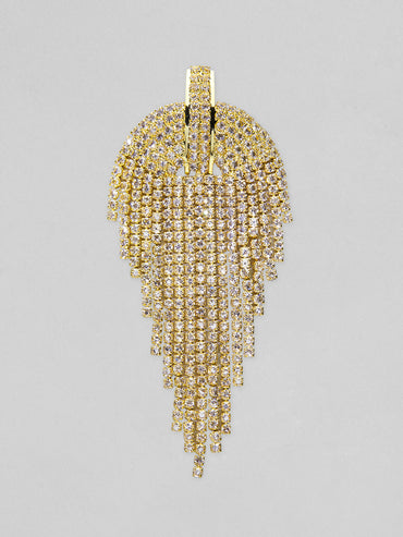 Golf Toned Tassel Dangler Earrings