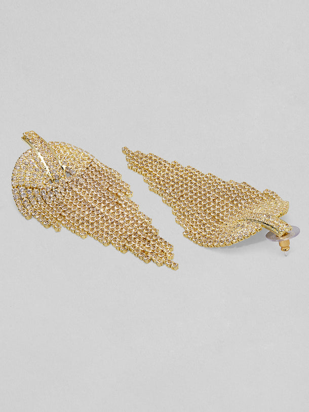 Golf Toned Tassel Dangler Earrings