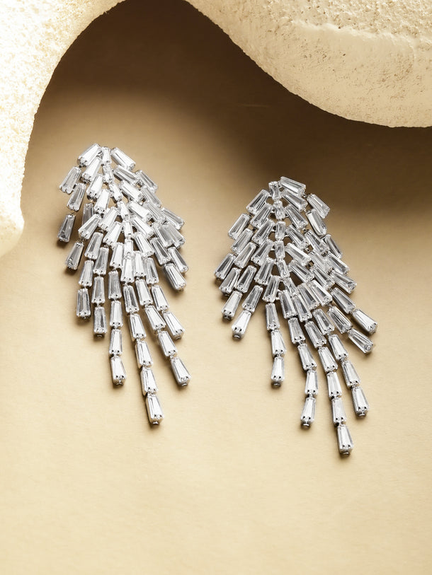 Dangler Earrings With Crystal Work