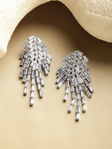 Dangler Earrings With Crystal Work