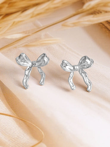 Bow Pattern Statement Studs