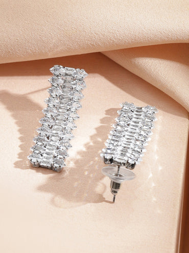 American Diamond Zirconia Embellished Necklace Set