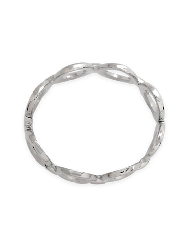 Silver Toned Geometric Bracelet