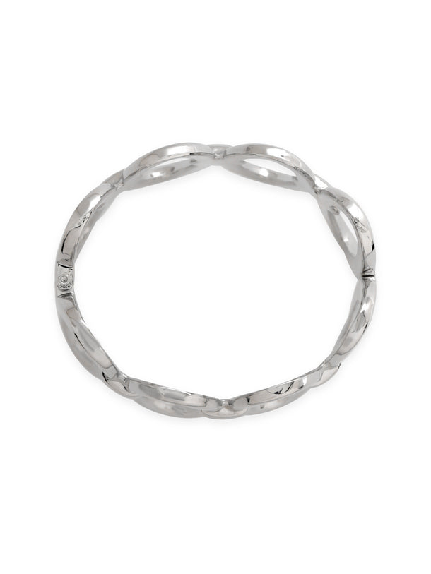 Silver Toned Geometric Bracelet