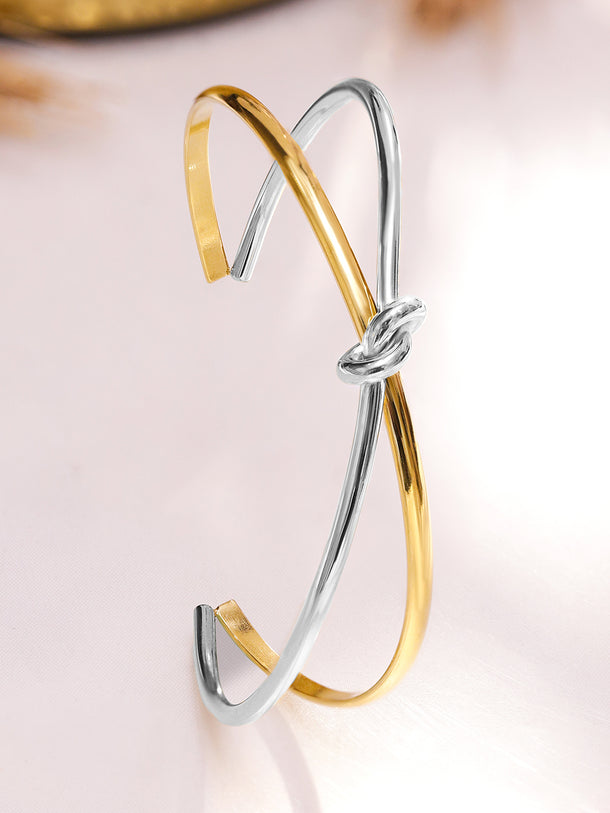 Dual Toned Bracelet For Women