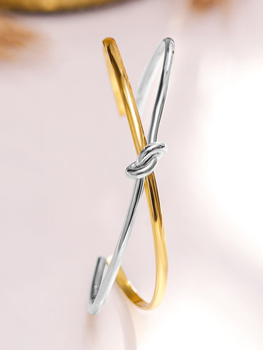 Dual Toned Bracelet For Women