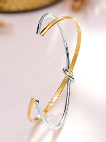 Dual Toned Bracelet For Women