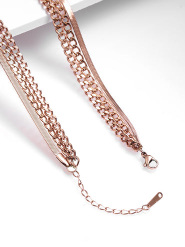 Trendy Coin Motif Charms Multilayer Necklace