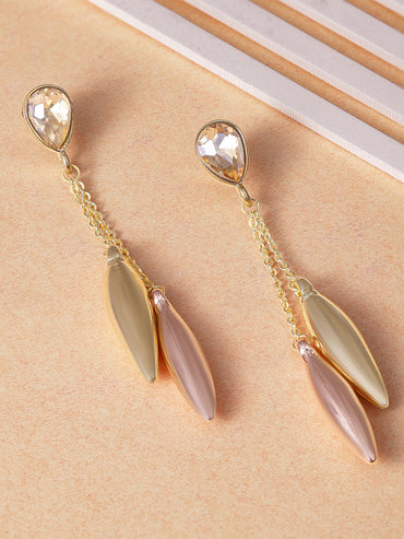 Rose Gold Dangler Earrings