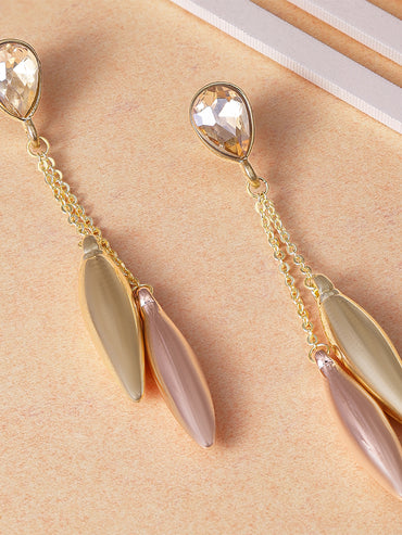 Rose Gold Dangler Earrings