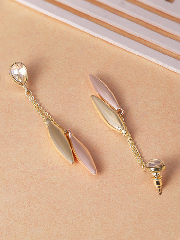 Rose Gold Dangler Earrings