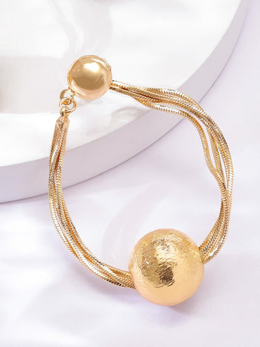 Gold Drop Dangler Earrings