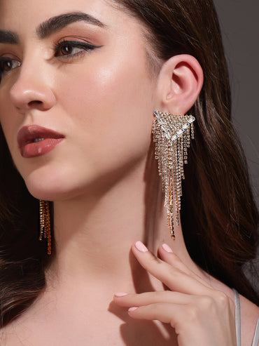 Runway Glam Crystal Danglers
