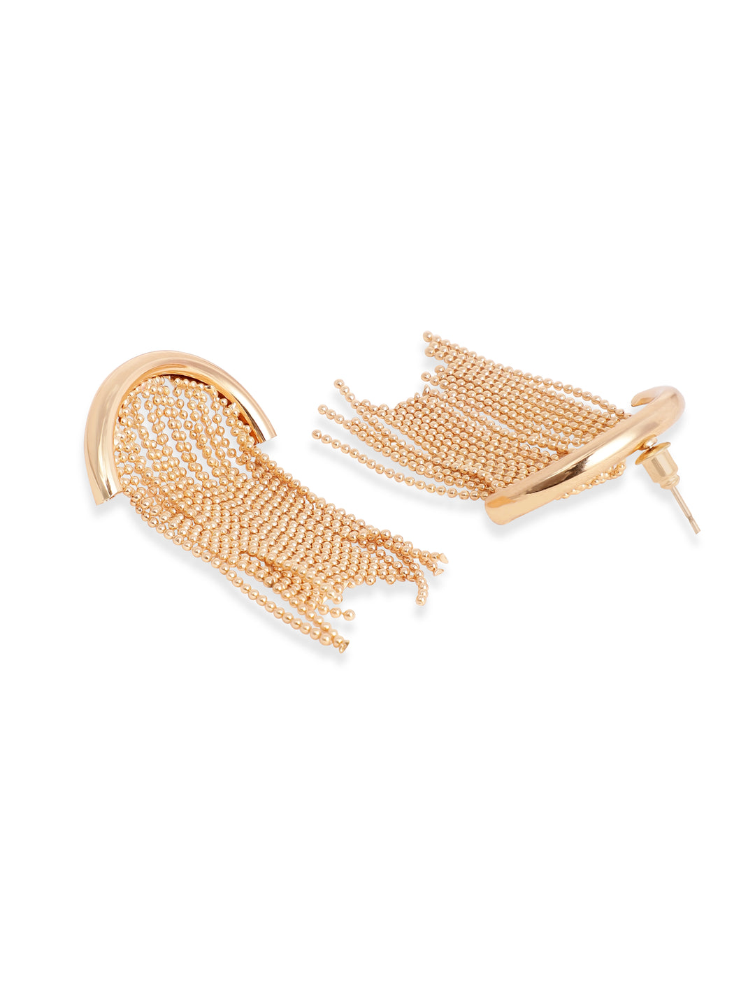 Rubans Voguish Gold Plated Drop Earrings