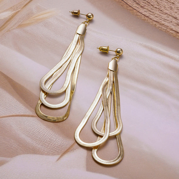 Modern Glam Multistrand Danglers