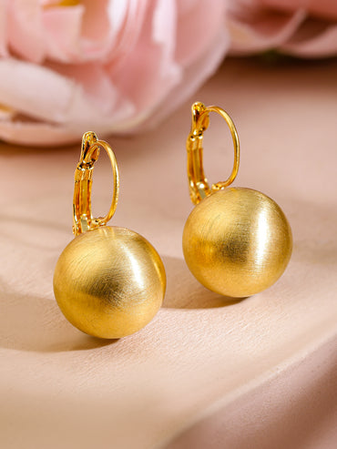 Gold Toned Drop Earrings