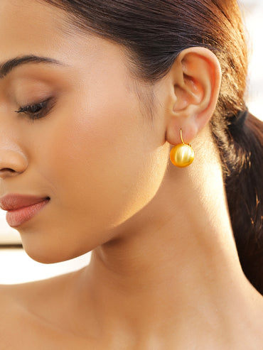 Gold Toned Drop Earrings