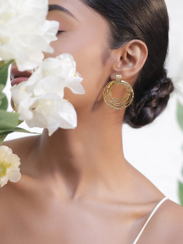 The Sunlit Circles Hoop Drops