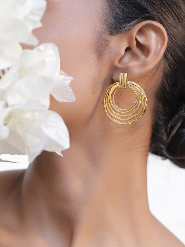 The Sunlit Circles Hoop Drops