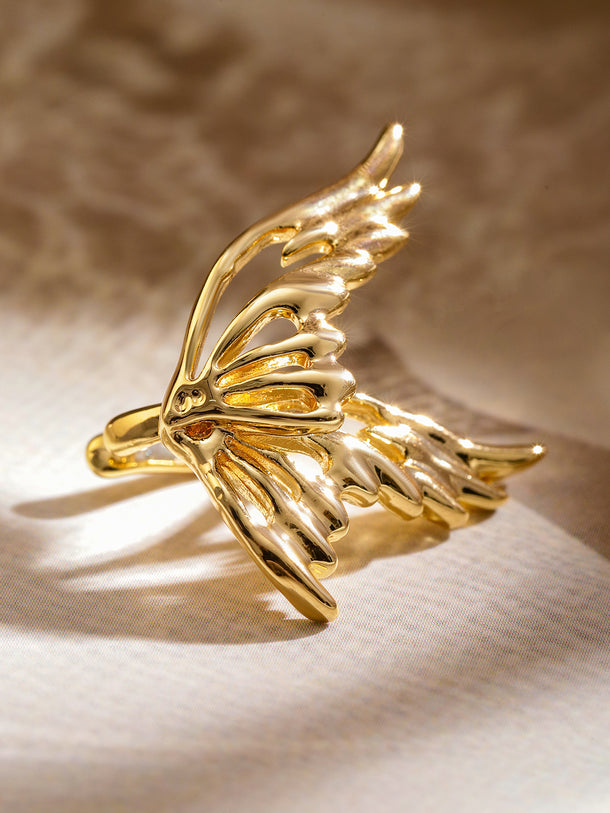 Winged Grace Statement Earcuff