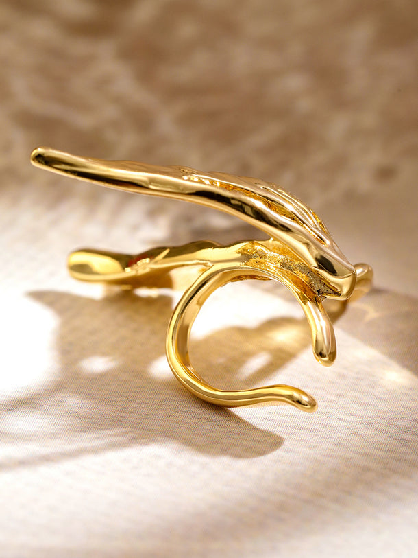 Winged Grace Statement Earcuff