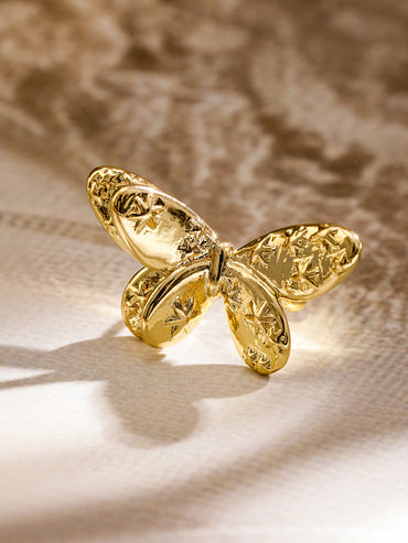 Playful Charm Butterfly Ear Cuff