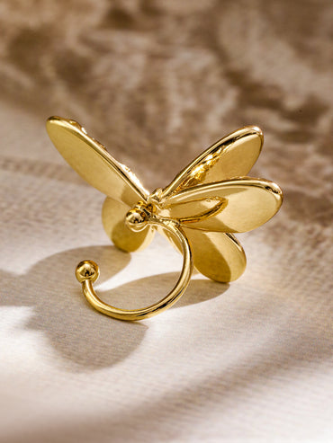 Playful Charm Butterfly Ear Cuff