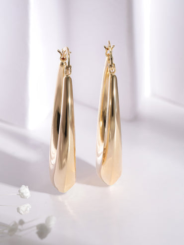 Sleek Radiance Drop Earrings