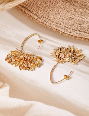 Ethereal Foliage Statement Earrings