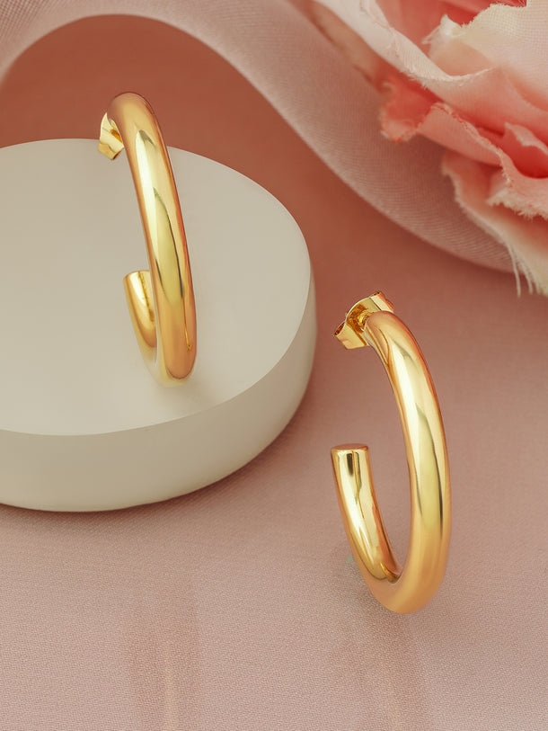 Rubans White Silver-Plated Oxidised Handcrafted Dome Shaped Jhumkas