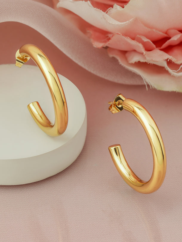 Rubans White Silver-Plated Oxidised Handcrafted Dome Shaped Jhumkas