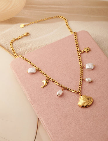 Golden Charm Necklace