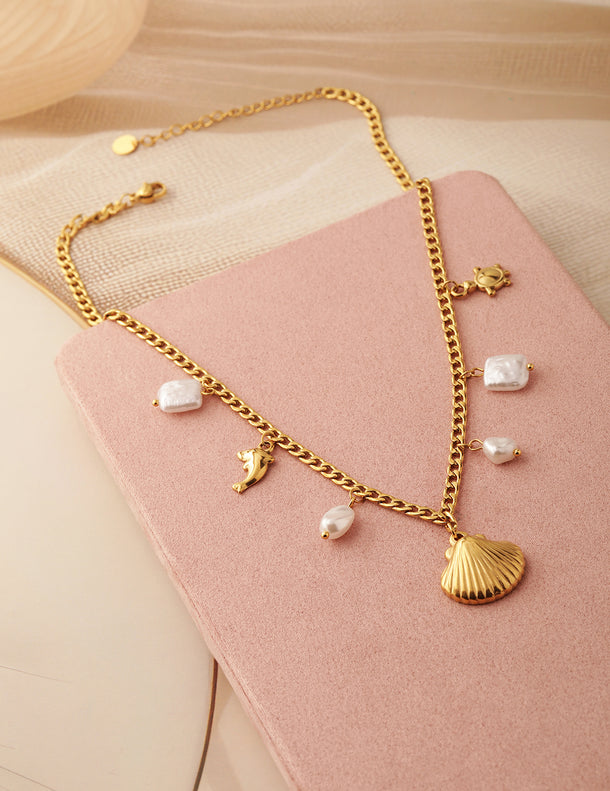 Golden Charm Necklace