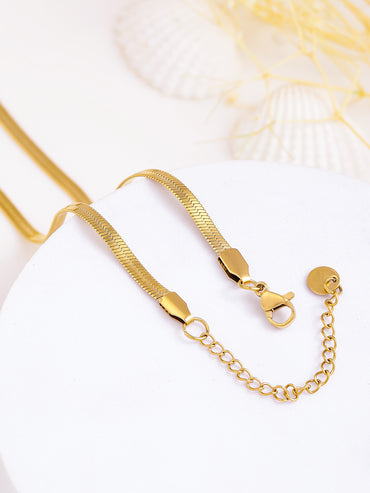 Rubans Voguish 18K Gold Plated Stainless Steel Tarnish-Free Waterproof Demi-Fine Ball Pendant Necklace