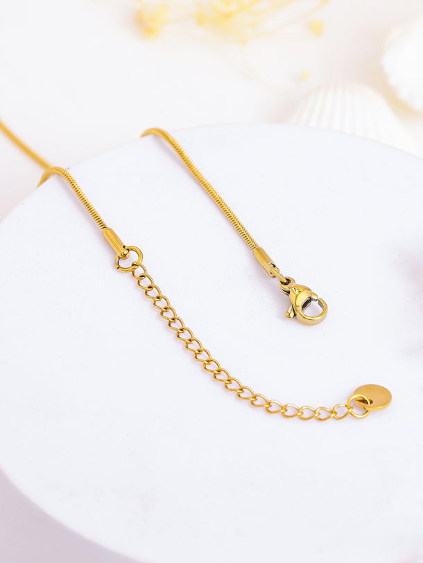 Gold Toned Heart Pendant