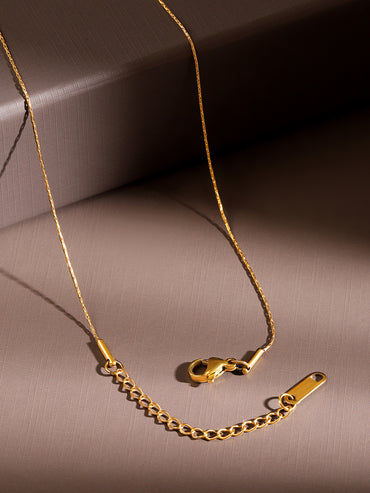 Tender Heart & Pearl Charm Necklace Chain